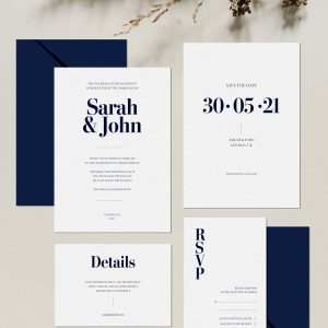 London Wedding Invitation Suite