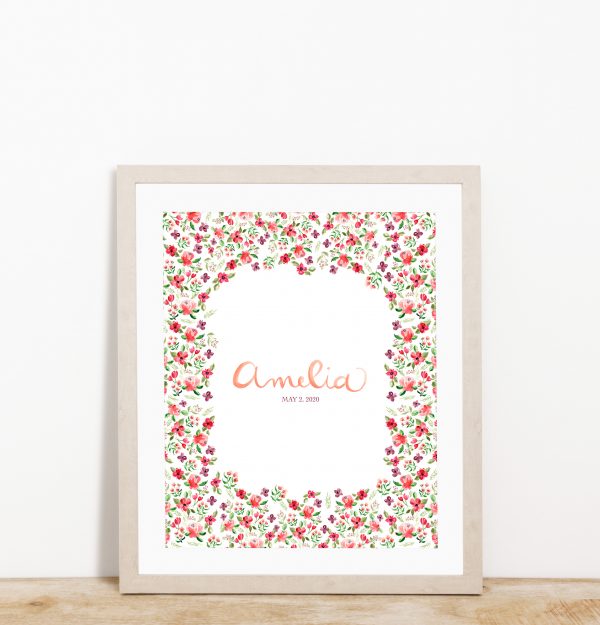 Calligraphy name - The Spaniel Studio